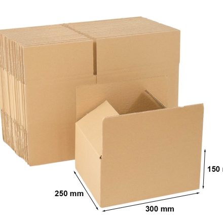 Schachteln/Postkästen Geschäft S, 300x250x150 mm, 50 Stück