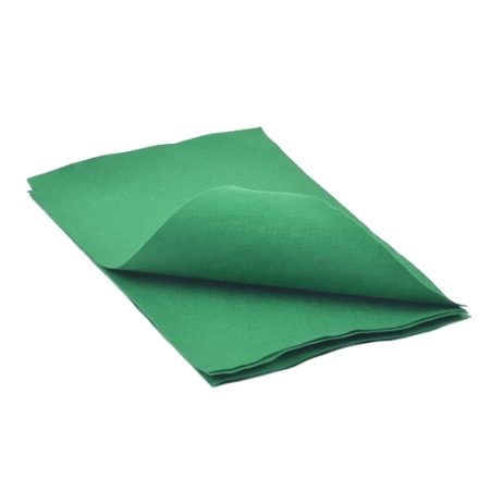 Dekorationsfilze grün für Handarbeit 200 x 300 mm, 5 Blätter