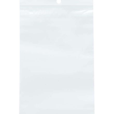 Druckverschlussbeutel weiß Beutel verschließbar 80x120 mm 50µm 50 Stück.
