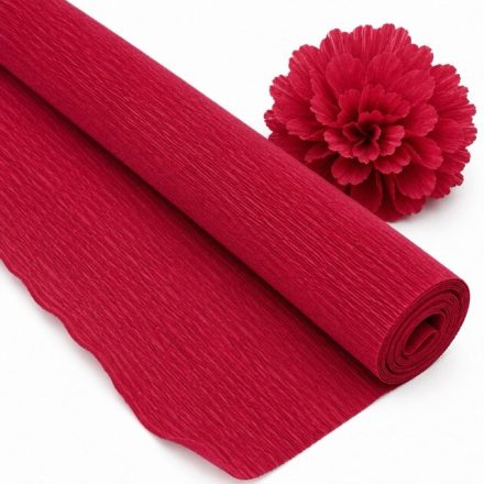italienische Krepina 180g dunkelrot 50 x 250 cm Floristisches Papier