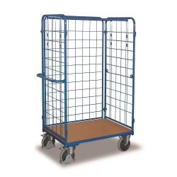 Hoher Lagerwagen für Pakete 3 Netzwände SW-500.306 400 kg