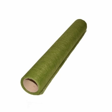 Dekoratives Olives Fliselin in der Verpackung 50 cm x 7,32 m