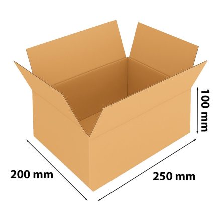 Postkarte Klappe 250x200x100 mm Business Box XS
