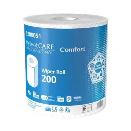 Reine Industriezellulose Velvet 26,4 cm 200 m 800 Blätter 1 Stück