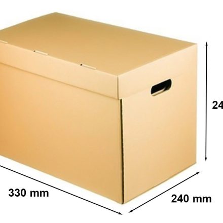 Umzugskarton 330x240x240 mm (Wand.) Welle B 3W 400g - robust