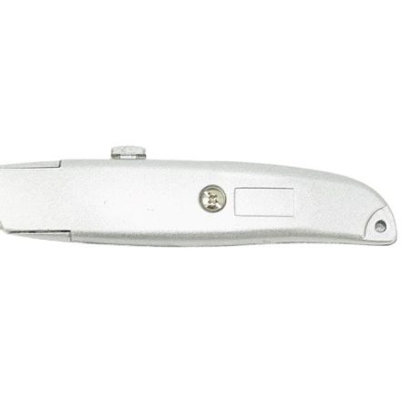 Messer aus Aluminium SR-9, Messer aus Karton und Folie, Klinge 18 mm