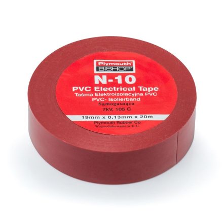 Elektroisolierband PVC rot für Kabel 19 mm x 20 m