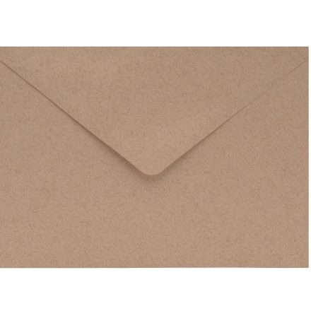 Umweltfreundliche C5-Papierumschläge aus Recycling, braun 120g, 50 Stück