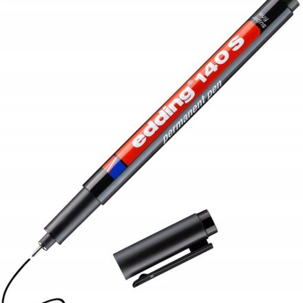 Permanent Marker Edding 140 S schwarz 0,3 mm für Folie und Kunststoff