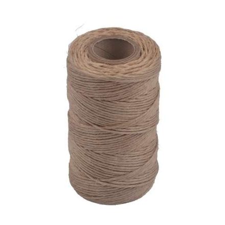 Leinenstrauch, roh glänzend, braun 2 mm 100 m 100 g