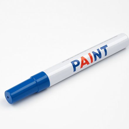 Schreibtisch mit Farbe SP101 Ölmarker Permanent Medium 1-3 mm blau