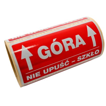 Aufkleber zum Aufkleben/Nicht verstopft-glas 100x50 mm 100 Stück