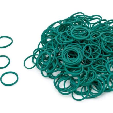 Gummibänder für Büro aus Kautschuk grün 20mm x 1,5 x 1,5 - 1kg