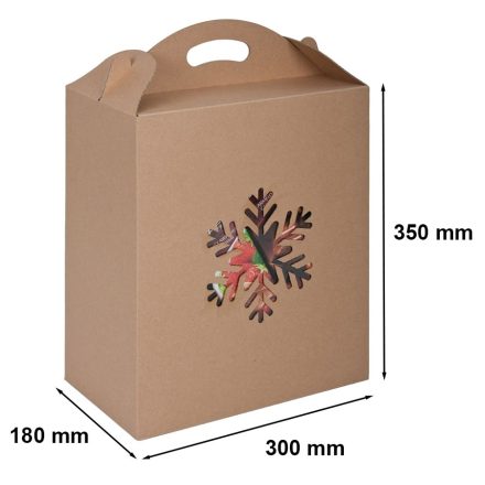 Geschenkbox Weihnachtskarton 300x180x350 EKO GWIASDKA