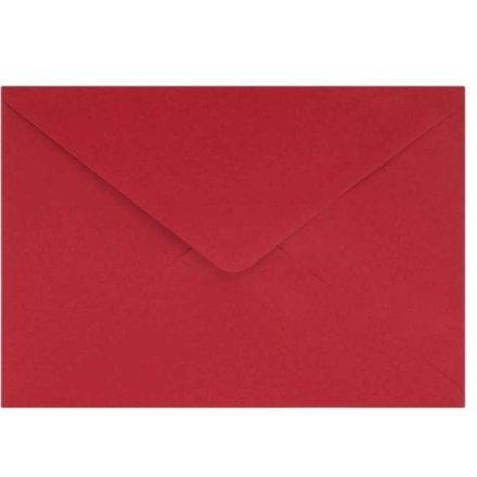 Umschläge C6 texturiert rot 160 gsm für Einladungen, 50 Stück