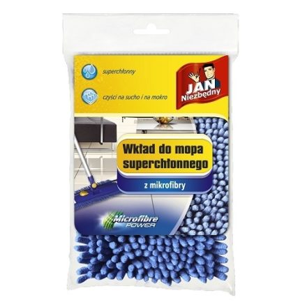 dunkelblau-Reservierungspatrone für flache Mopps Jan Benötigt aus Mikrofaser