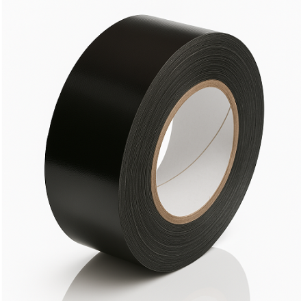 Gurtband Gaffer selbstklebende Textilien schwarz matte 48mm/50m