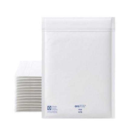 Luftpolsterumschläge aroFOL plus H18 weiß 270x360 mm Karton 100 Stück