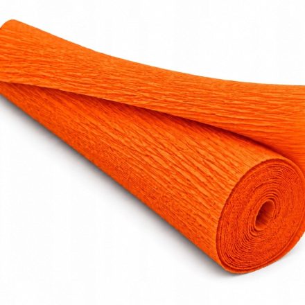 Krepina Italienisch 180g orange 50cm/250cm Dekoratives Papier