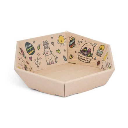 Tablett Ostern Geschenkkorb JA 305x260x130mm für Geschenke