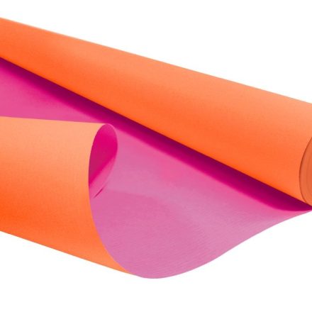 Papier dekorativ zum Verpacken KRAFT DUO orange-rosa 69cm/25m