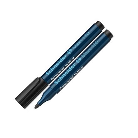 Der permanente Schneider Maxx 130 rund 1-3 mm schwarz