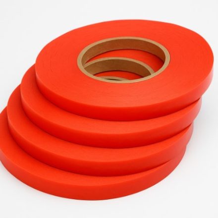 Starkes bilaterales Silikon-Bannerband 19mm x 50m transparent