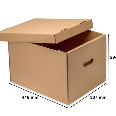 Umkarton für die Archivierung 416x337x294 mm Umkarton mit Deckel
