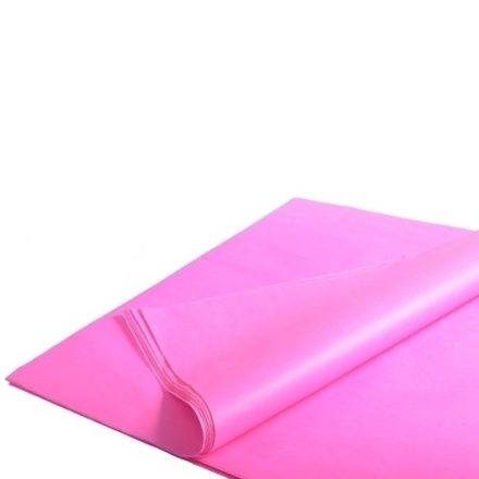 Seidenpapier glatt rosa 20g 38x50 cm, Papier dekorativ, 50 Blätter