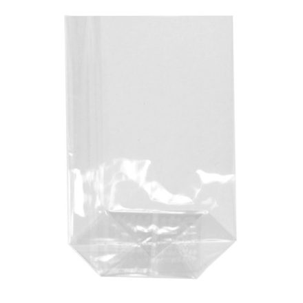 BOPP-Kreuzbeutel 145x255mm transparent 100 Stück