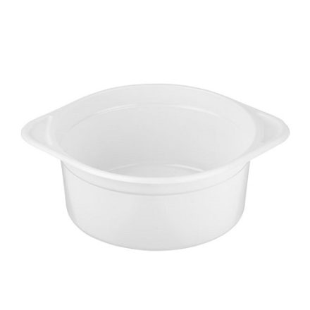 Tiefe Schlampe 350 ml weiß Plastikschüssel 100 Stück