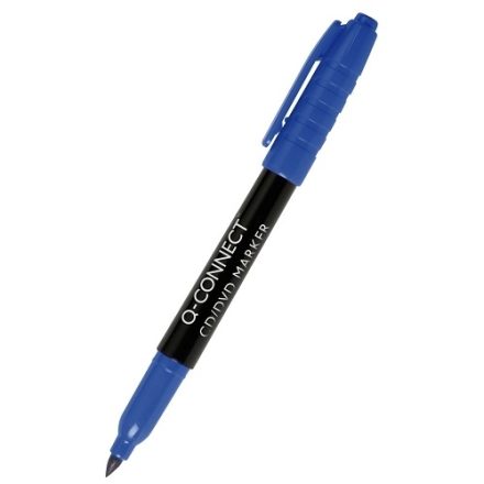 Marker für CDs/DVDs Q-Connect blau 1 mm wasserdicht 1 Stück