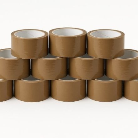 Packband mit Acrylatkleber, braun, 48 mm × 45 m